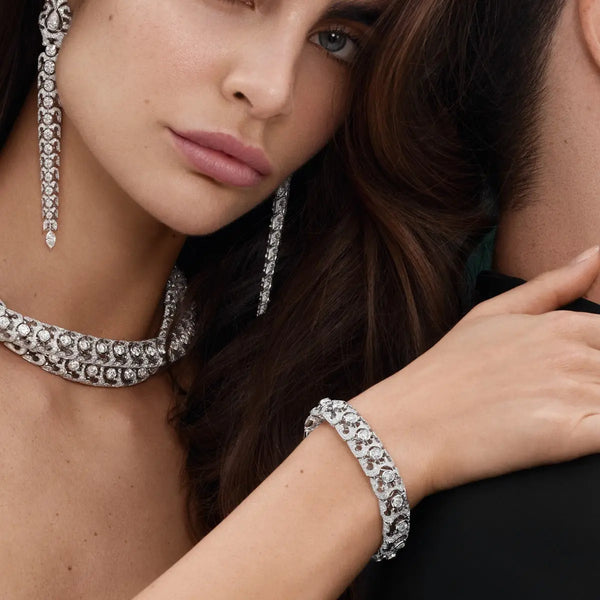 ORLOV SERPENTES DIAMOND NECKLACE WHITE GOLD