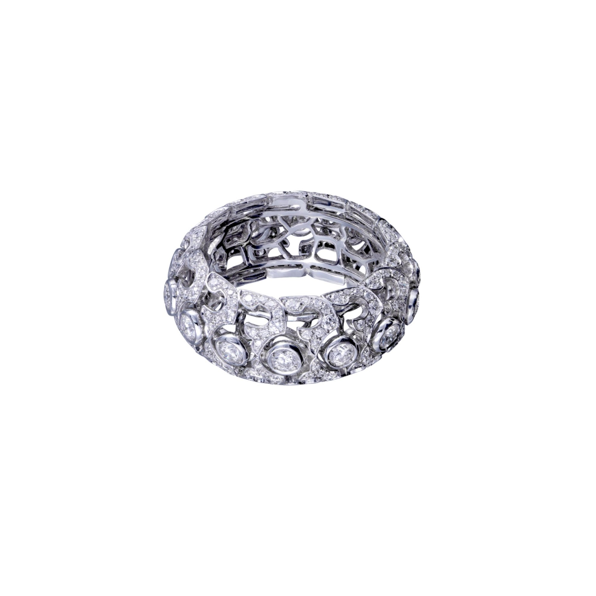 SERPENTES DIAMOND RING WHITE GOLD | Ring | 18K white gold, diamonds, ring, serpentes | ORLOV