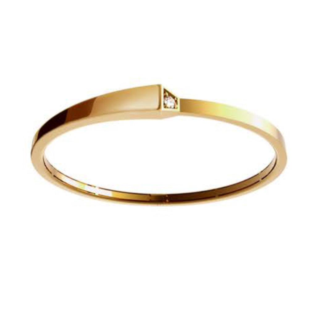 SPIKE ONE DIAMOND BRACELET YELLOW GOLD | Bracelet | 18K yellow gold, bracelet, crocodream, diamonds, one, spike | ORLOV