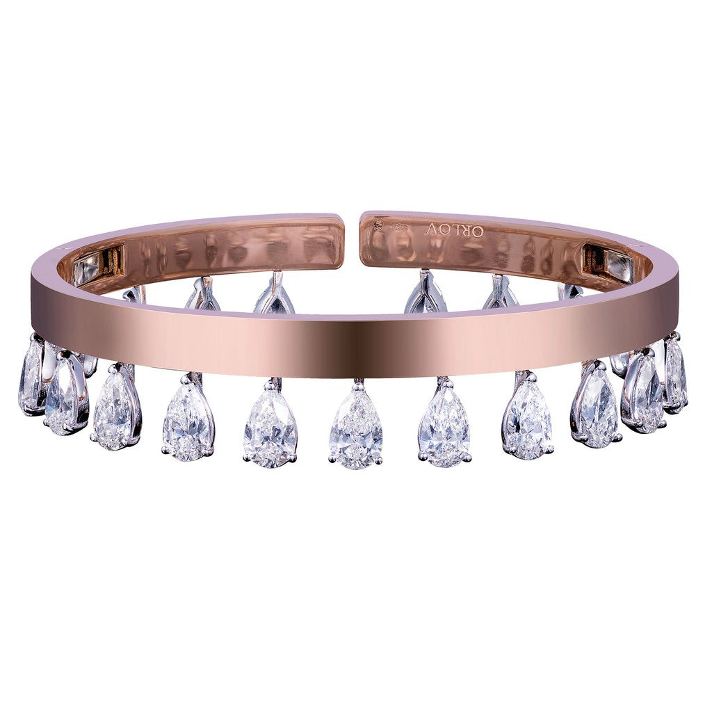 SIMPLICITY DIAMOND BRACELET ROSE GOLD | Bracelet | 18K rose gold, bracelet, diamonds | ORLOV