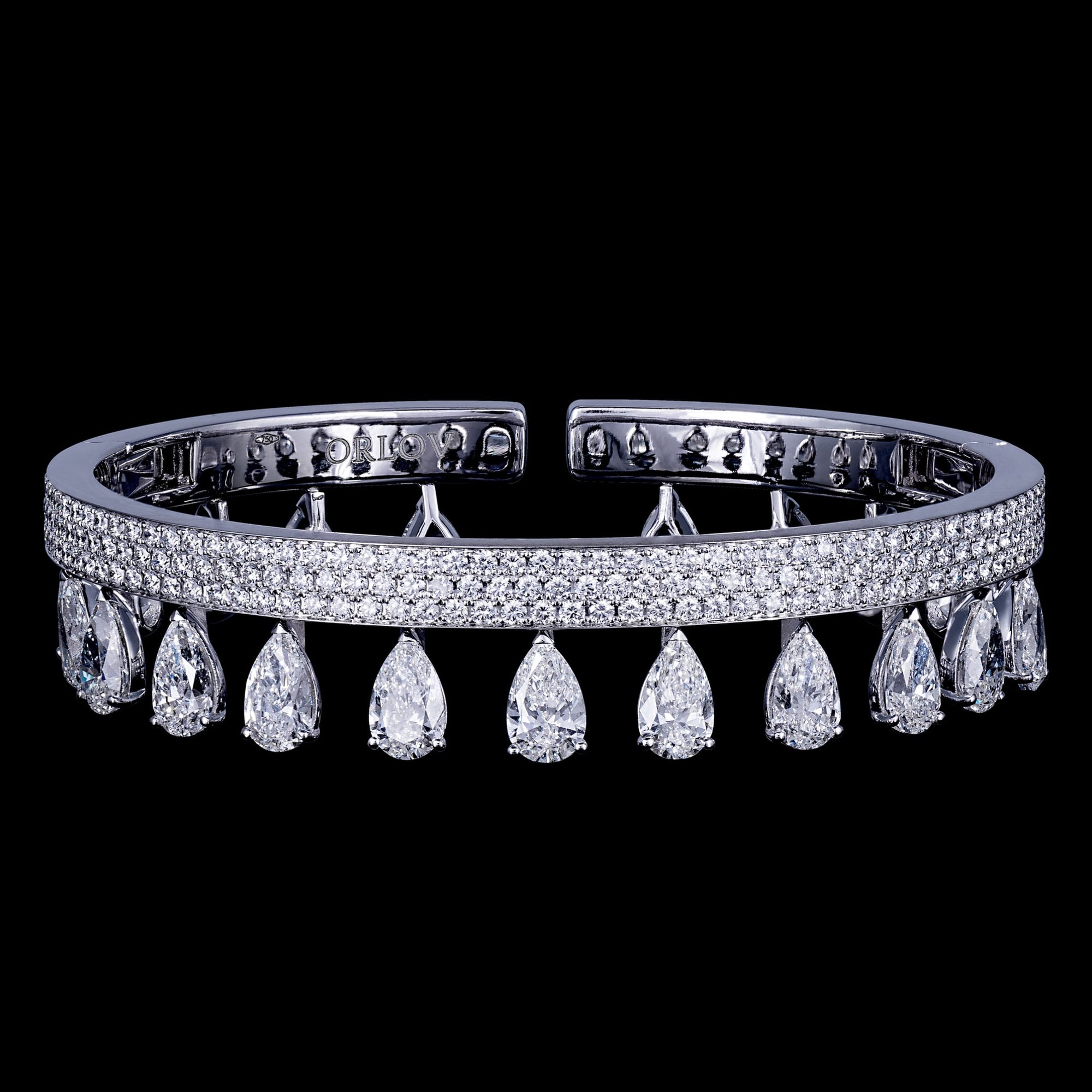 SIMPLICITY DIAMOND BRACELET WHITE GOLD | Bracelet | 18K white gold, bracelet, diamonds | ORLOV