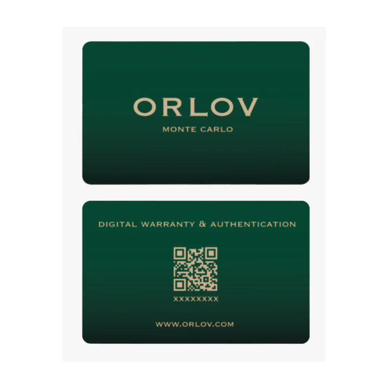 INTRODUCING ORLOV'S DIGITAL WARRANTY & AUTHENTICATION