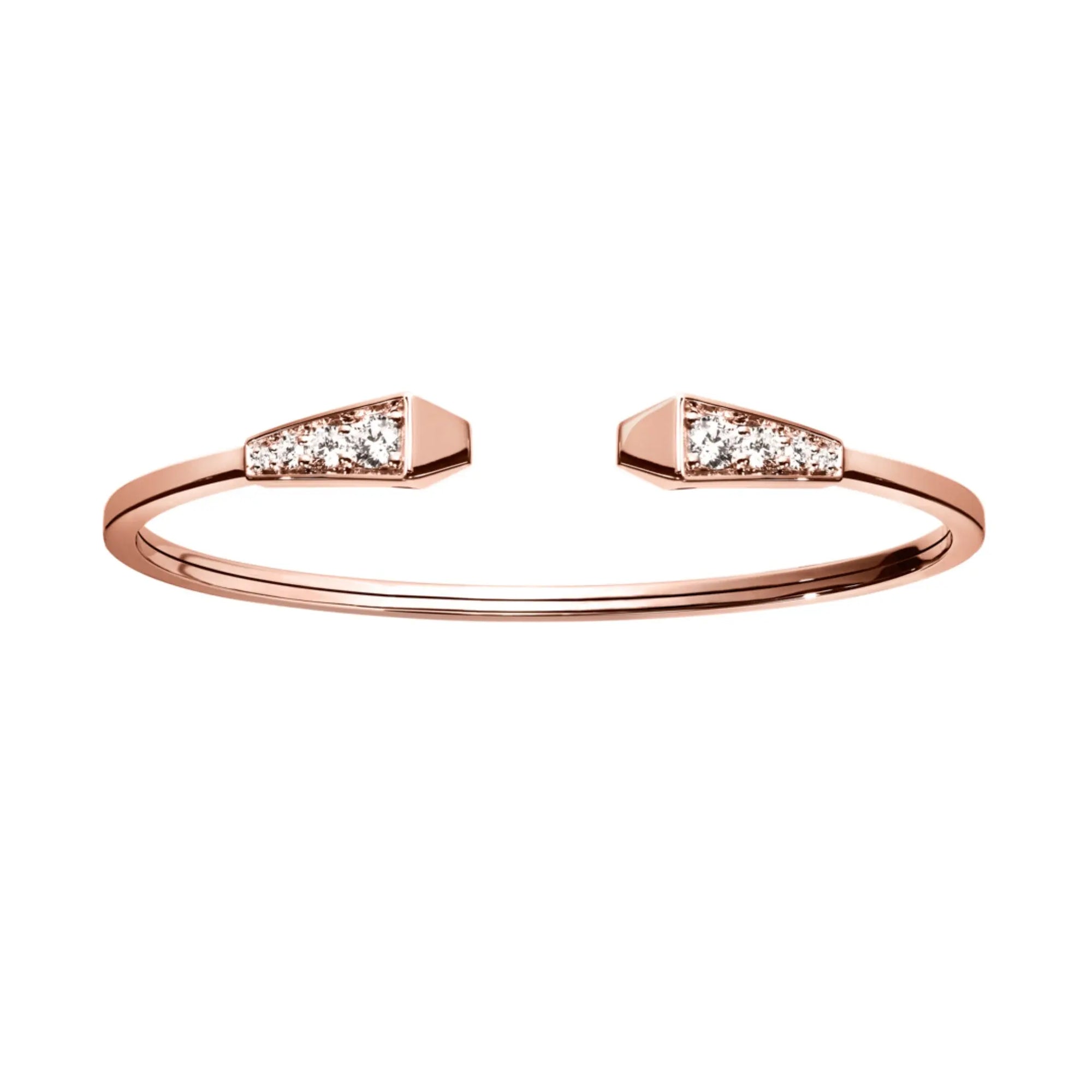 SPIKE DOUBLE FLEX DIAMOND BRACELET, ROSE GOLD ORLOV