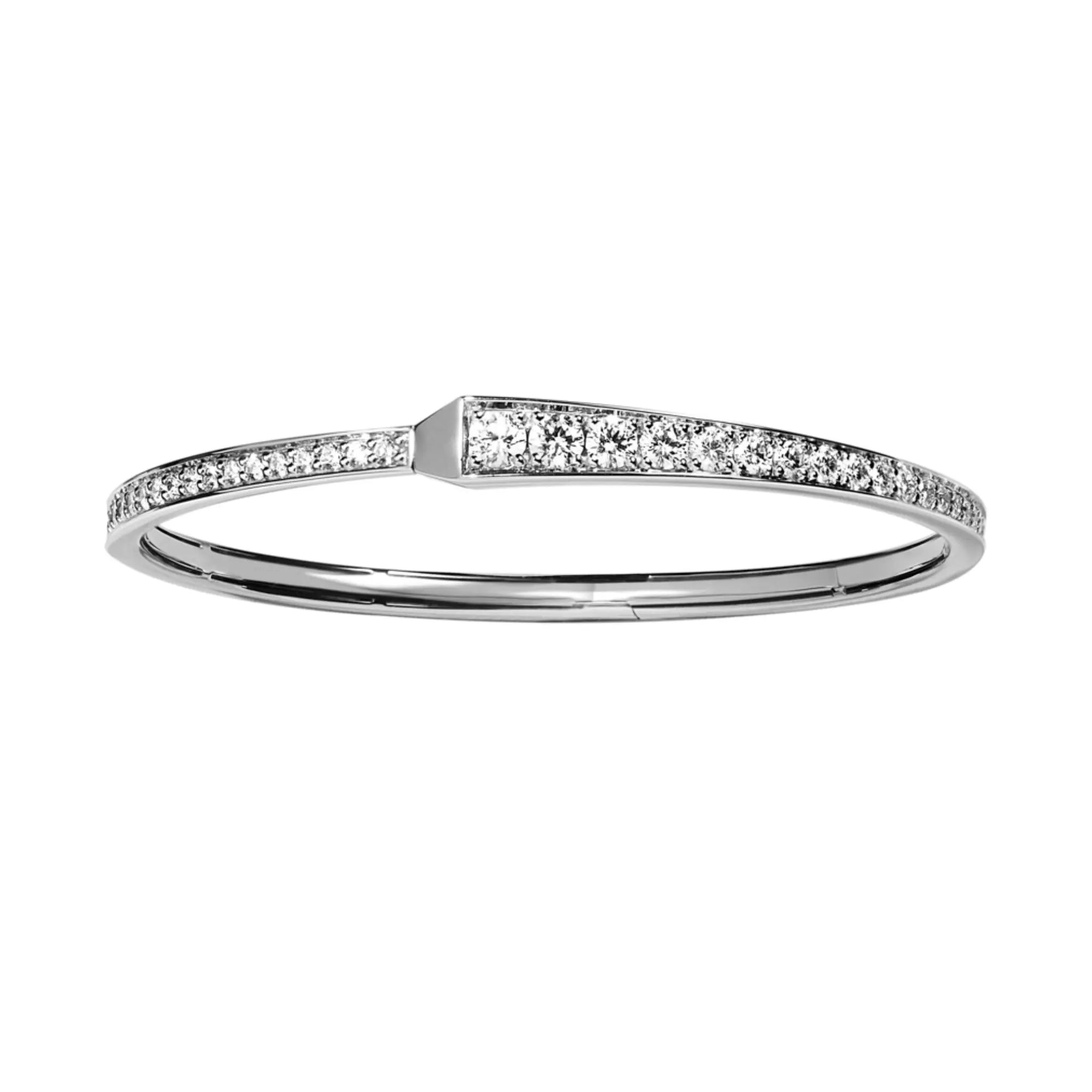 SPIKE ONE FULL PAVE DIAMOND BRACELET, WHITE GOLD ORLOV