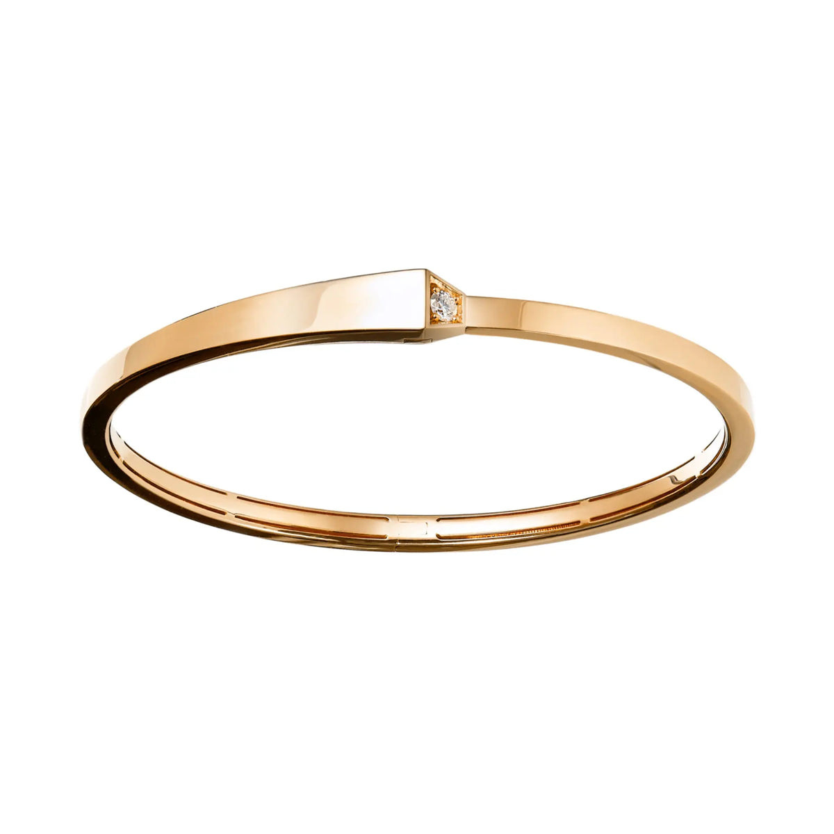 SPIKE ONE LIGHT PAVÉ DIAMOND BRACELET, YELLOW GOLD ORLOV