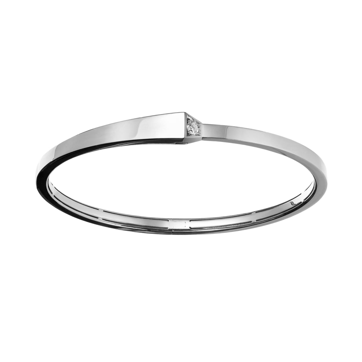 SPIKE ONE LIGHT PAVÉ DIAMOND BRACELET, WHITE GOLD